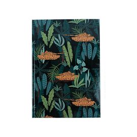 Канцелярська книга Axent Leopard А4 у твердій обкладинці 96 аркуші клітинка, зелена (8422-557-A)