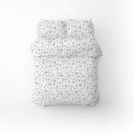 Детский постельный набор Home Line Тедди (кофейно-ментоловый) (174749)