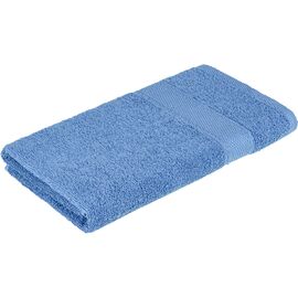 Полотенце Home Line махровое бордюрное (синее) 400 гр/м2, 50х90 см (181797)