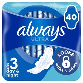 Гигиенические прокладки Always Ultra Day&Night (Размер 3) 40 шт. (8700216450287)