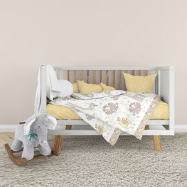 Детский постельный набор Home Line Мадагаскар (кофейно-желтый/светло-желтый) (183209)