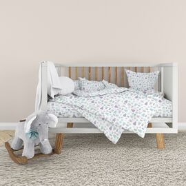 Дитячий постільний набір Home Line Тедді (бузково-бірюзовий) (181500)