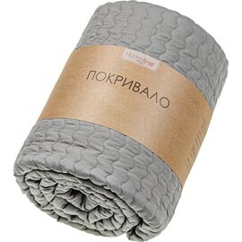 Покривало Home Line стьобане двостороннє (кавовий) 160х210 (181959)