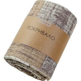 Покрывало Home Line Прямоугольники стеганое (бежевый/коричневый) 210х240 (178343)