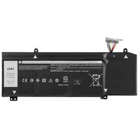 Аккумулятор для ноутбука Dell Alienware M15 1F22N, 60Wh (3750mAh), 4cell, 15.2V, Li-ion (A47810)
