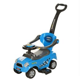 Чудомобиль Bambi с толкателем Голубая (Z 321-12)