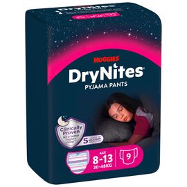 Подгузник Huggies DryNites для девочек 8-15 лет 9 шт (5029053527604)