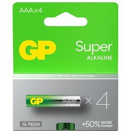 Батарейка Gp AAA LR3 Super Alcaline * 4 (24A-U4 / 4891199000058)
