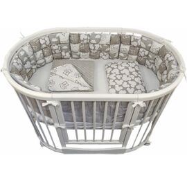 Дитячий постільний набір Ingvart Бісквітна м'якість у ліжечко Nika (9016-02)