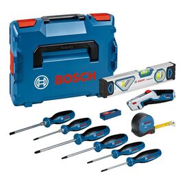 Набор инструментов Bosch 19 шт, рулетка 5м, уровень 25см (0.615.990.N2R)