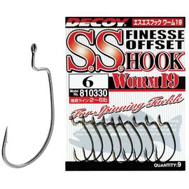 Крючок Decoy Worm19 S. S. Hook 2 (9 шт/уп) (1562.00.09)
