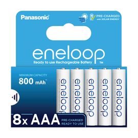 Аккумулятор Panasonic AAA Eneloop 800mAh NI-MH * 8 (BK-4MCDE/8HH)