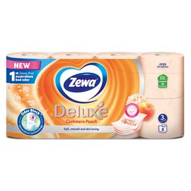 Туалетний папір Zewa Deluxe Персик 3 шари 8 рулонів (9011111035721/7322541171791)