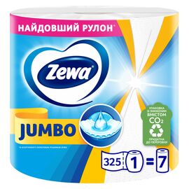 Паперові рушники Zewa Jumbo 1 рулон 325 відривів (7322541191706)