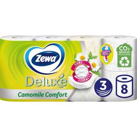 Туалетний папір Zewa Deluxe Ромашка 3 шари 8 рулонів (7322541171708)