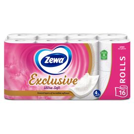 Туалетний папір Zewa Exclusive Ultra Soft 4 шари 16 рулонів (7322541188812)