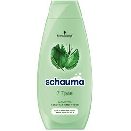 Шампунь Schauma 7 трав для нормальных и жирных волос 400 мл (3838824086750)
