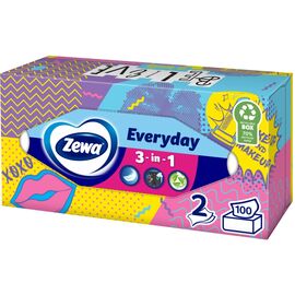 Серветки косметичні Zewa Everyday 100 шт. (7322540043464)