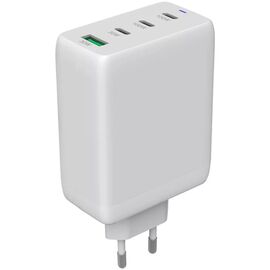 Зарядное устройство Canyon CU100ACC GaN 100W 3xPD 1xQC EU White (CNS-CUW100ACC)