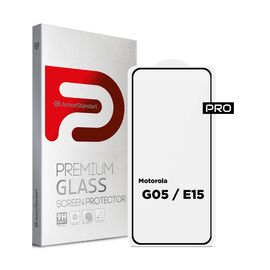 Стекло защитное Armorstandart Pro Motorola G05 / E15 Black (ARM83294)