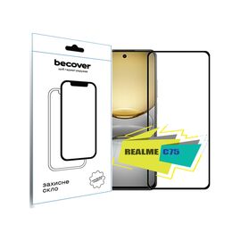 Стекло защитное BeCover Realme C75 Black (713034)