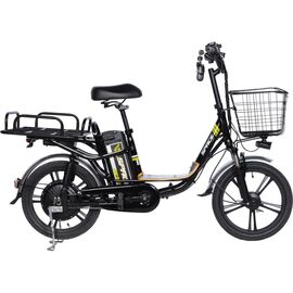 Електровелосипед Space 18" eELDORADO рама-15" 48B 10А*г 500Вт чорно-жовтий 2025 (ELB-SP-18-003)