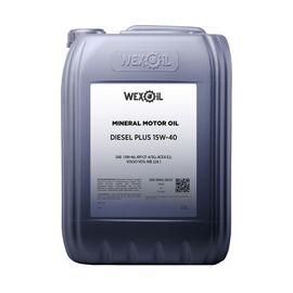 Моторное масло WEXOIL Diesel Plus 15w40 20л (WEXOIL_62627)