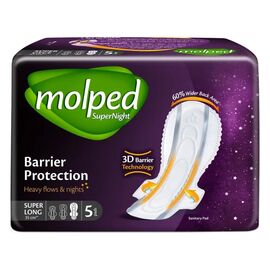 Гигиенические прокладки Molped SuperNight Super Long 35 см 5 шт. (8690536806829)