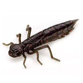 Силикон рыболовный FishUP Dragonfly 0.75" 050 - Green Pumpkin Brown/Red&Purple (12шт/уп) (1864.04.73)
