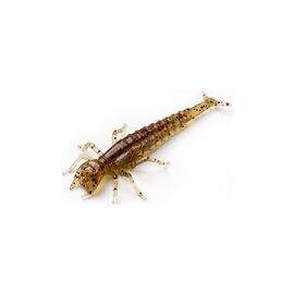 Силикон рыболовный FishUP Diving Bug 2" 045 - Green Pumpkin/Red&Black (8шт/уп) (1864.01.06)