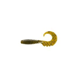 Силикон рыболовный FishUP Fancy Grub 1" 074 - Green Pumpkin Seed (12шт/уп) (1862.02.30)