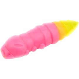 Силикон рыболовный FishUP Pupa 1.5" 133 - Bubble Gum/Hot Chartreuse, cheese taste (8шт/уп) (1864.07.78)