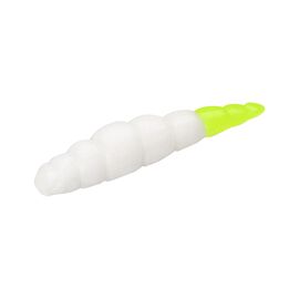 Силікон рибальський FishUP Yochu 1.7" 131 - White/Hot Chartreuse, cheese taste (8шт/уп) (1864.13.51)