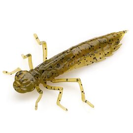 Силикон рыболовный FishUP Dragonfly 1.2" 074 - Green Pumpkin Seed (10шт/уп) (1864.04.86)