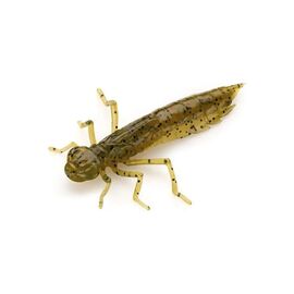 Силикон рыболовный FishUP Dragonfly 1.7" 074 - Green Pumpkin Seed (8шт/уп) (1864.04.97)