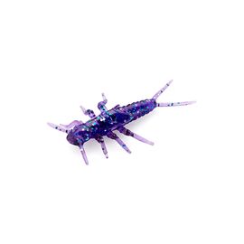 Силикон рыболовный FishUP Stonefly 0.75" 060 - Dark Violet/Peacock&Silver (12шт/уп) (1864.04.98)