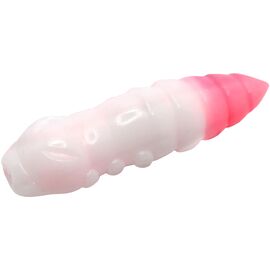Силикон рыболовный FishUP Pupa 1.2" 132 - White/Bubble Gum, cheese taste (10шт/уп) (1864.07.66)