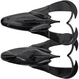 Силикон рыболовный Keitech Noisy Flapper 3.5" (5 шт/уп) к001 black (1551.12.68)