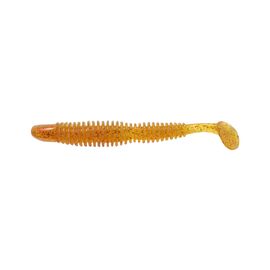 Силикон рыболовный Reins Bubbling Shad 4" 566 Motor Oil Red Flake (8 шт/уп.) (1552.04.04)