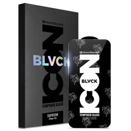 Стекло защитное Armorstandart Supreme Black Icon 2.5D Apple iPhone 16e Black (ARM84134)