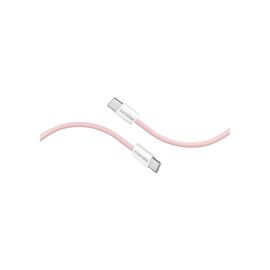 Дата кабель USB-C to USB-C ecoline-cc120.pink Promate (ecoline-cc120.pink)