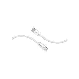 Дата кабель USB-C to Lightning ecoline-ci120.white Promate (ecoline-ci120.white)