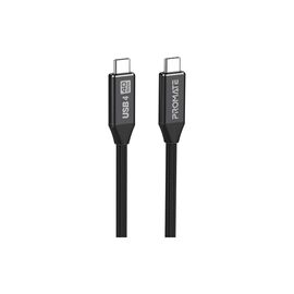 Дата кабель USB-C to USB-C primelinkc40-2m.black Promate (primelinkc40-2m.black)