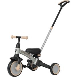 Детский велосипед QPlay Stager 3 в 1 з ручкою, біговел, Silver (T80STAGERSilver)