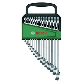 Ключ Bosch гаечный, набор 15шт, комбинированный, 6-21мм, CrV (1.600.A02.Z9E)