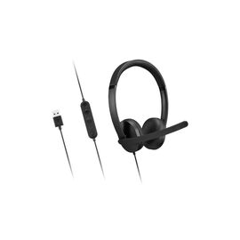 Наушники Lenovo USB-A Wired Stereo Headset Gen 2 Black (4XD1P83425)
