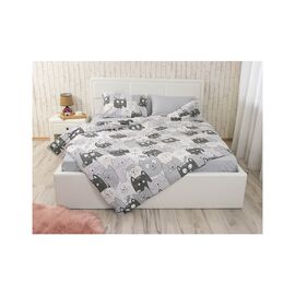 Постельное белье Руно Grey Cat бязь набивная евро (845.114Б_Grey Cat)