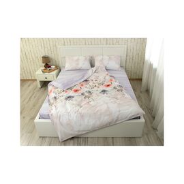 Постільна білизна Руно Flowers maxi сатин набивний полуторний (К_677.137А_Flowers)