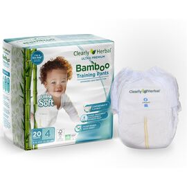 Подгузники Clearly Herbal Bamboo, розмір 4 (9-15 кг), 20 шт. (1124)