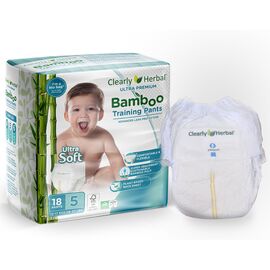 Подгузники Clearly Herbal Bamboo, розмір 5 (12-17 кг), 18 шт. (1125)